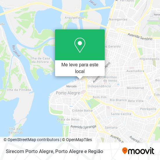 Sirecom Porto Alegre mapa