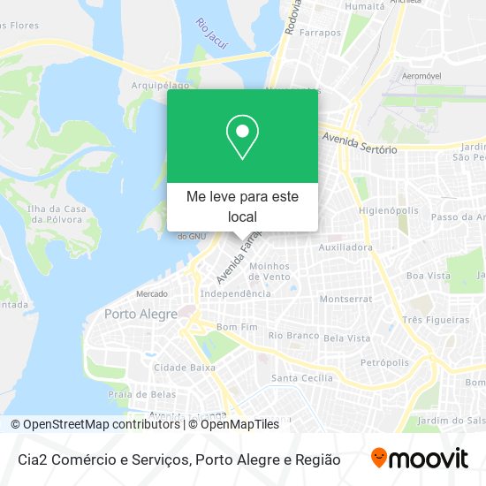 Cia2 Comércio e Serviços mapa