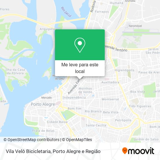 Vila Velô Bicicletaria mapa
