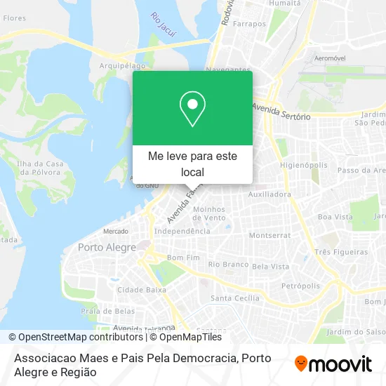 Associacao Maes e Pais Pela Democracia mapa