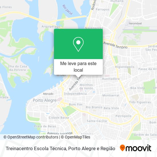 Treinacentro Escola Técnica mapa
