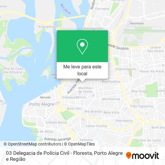 03 Delegacia de Polícia Civil - Floresta mapa