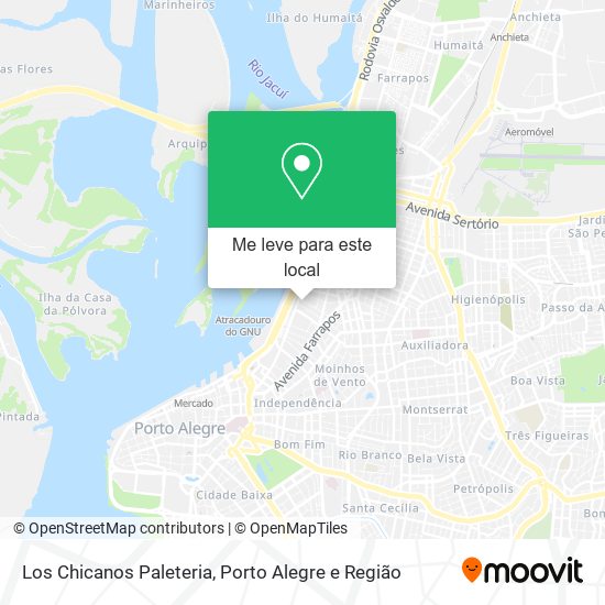 Los Chicanos Paleteria mapa