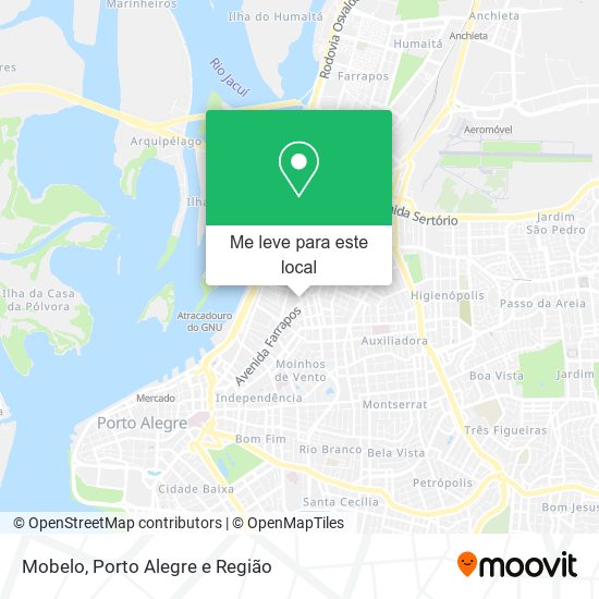 Mobelo mapa