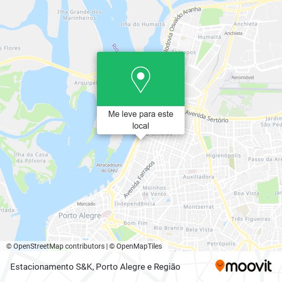 Estacionamento S&K mapa