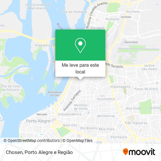 Chosen mapa