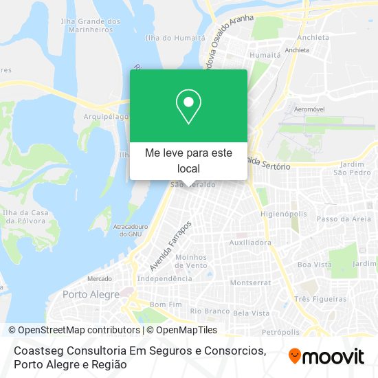 Coastseg Consultoria Em Seguros e Consorcios mapa