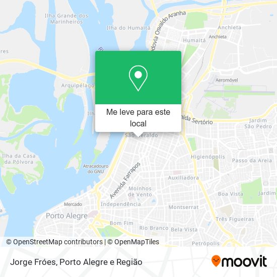 Jorge Fróes mapa