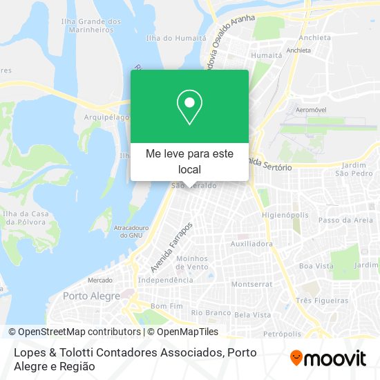 Lopes & Tolotti Contadores Associados mapa