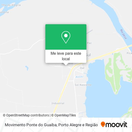 Movimento Ponte do Guaiba mapa