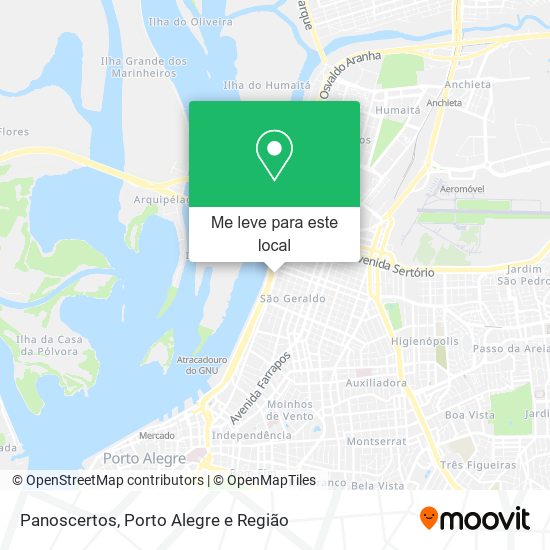 Panoscertos mapa