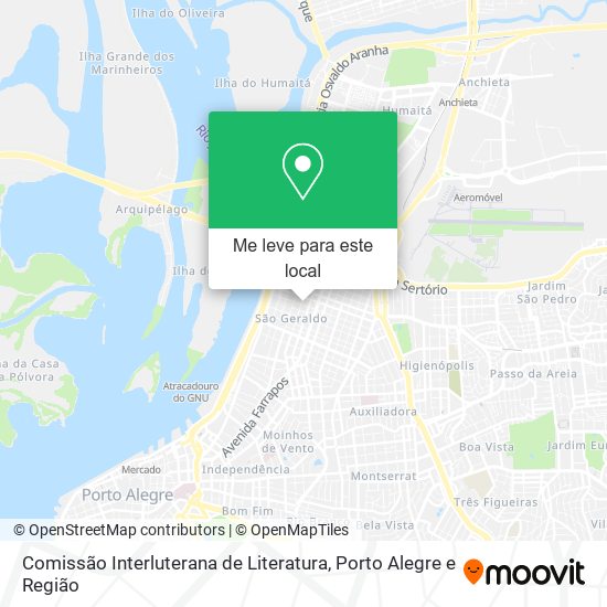 Comissão Interluterana de Literatura mapa