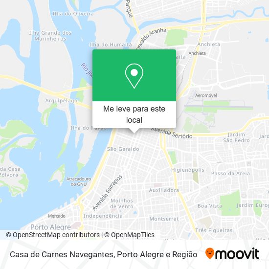 Casa de Carnes Navegantes mapa
