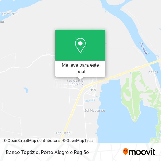 Banco Topázio mapa