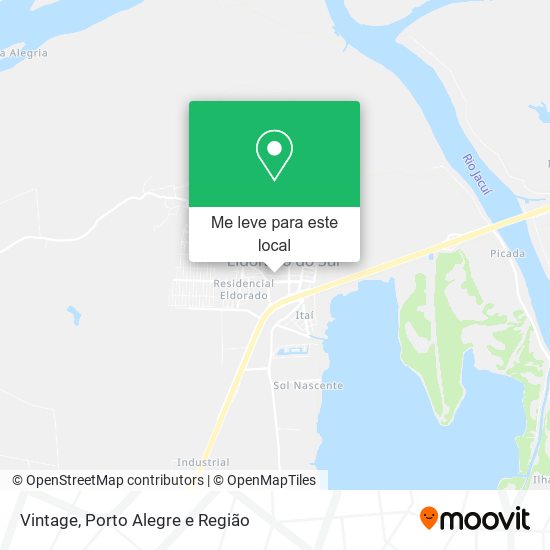 Vintage mapa