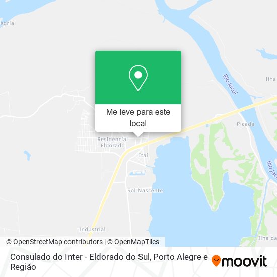 Consulado do Inter - Eldorado do Sul mapa