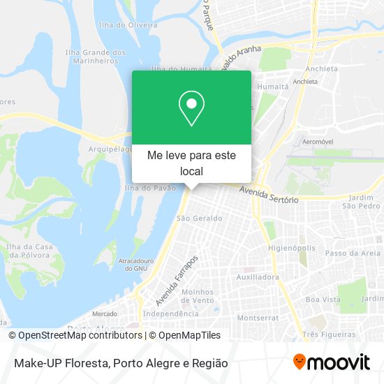 Make-UP Floresta mapa