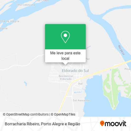 Borracharia Ribeiro mapa