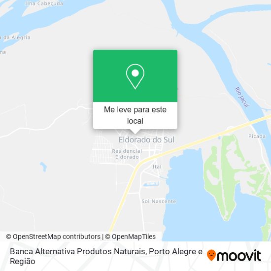 Banca Alternativa Produtos Naturais mapa