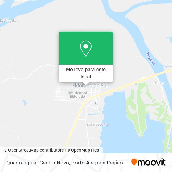 Quadrangular Centro Novo mapa