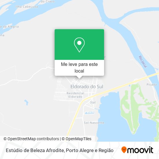 Estúdio de Beleza Afrodite mapa