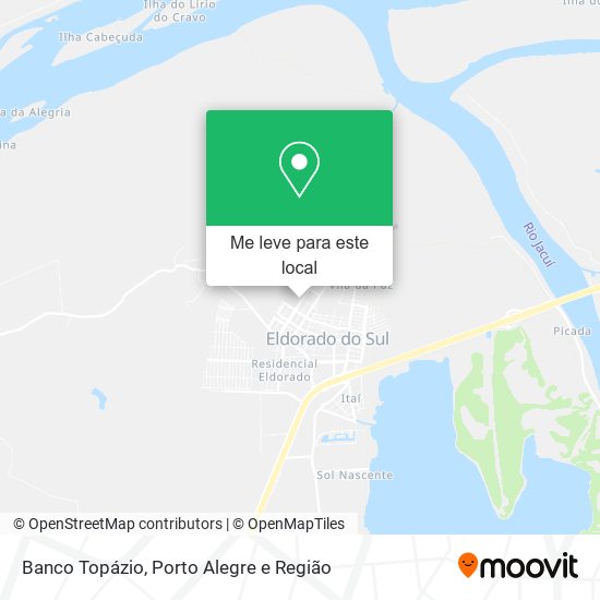 Banco Topázio mapa