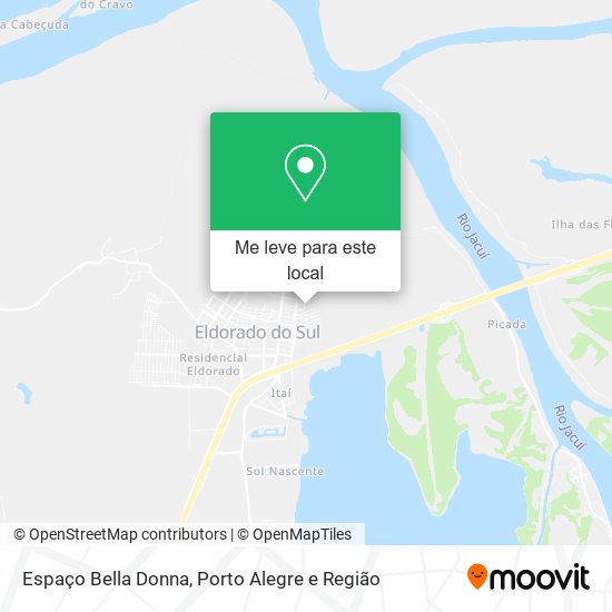 Espaço Bella Donna mapa