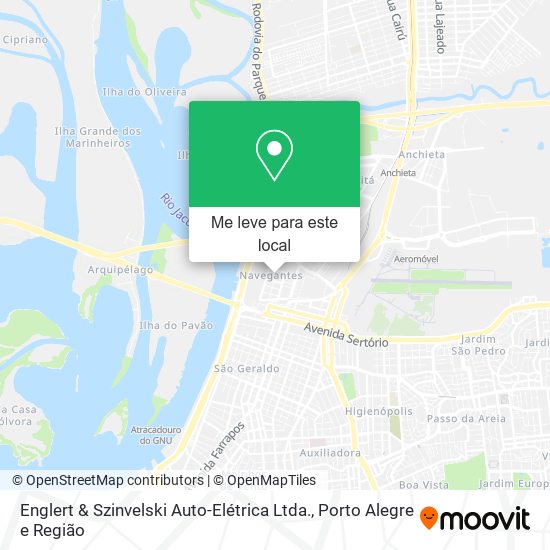 Englert & Szinvelski Auto-Elétrica Ltda. mapa