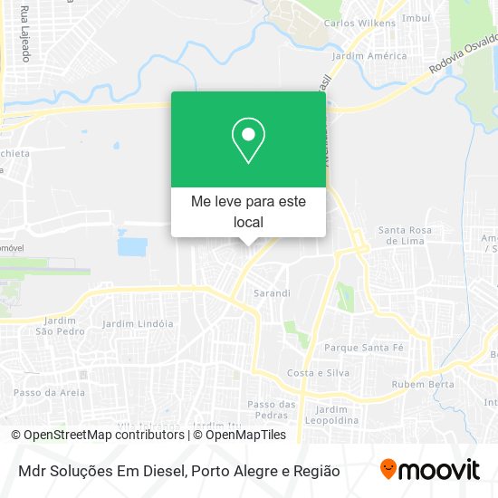 Mdr Soluções Em Diesel mapa