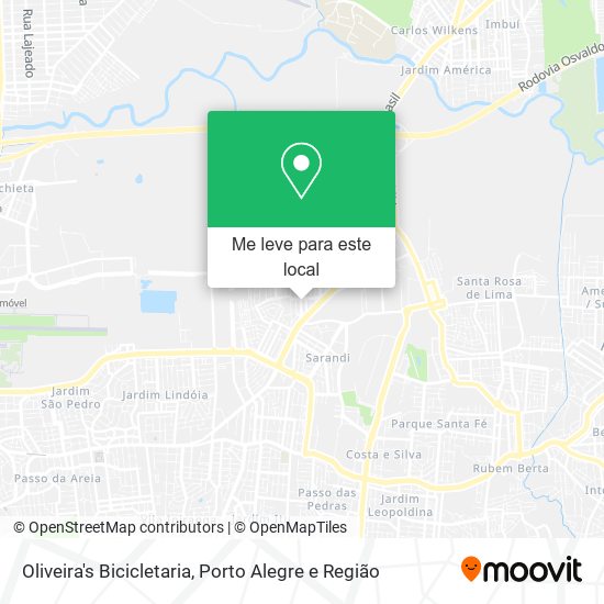 Oliveira's Bicicletaria mapa