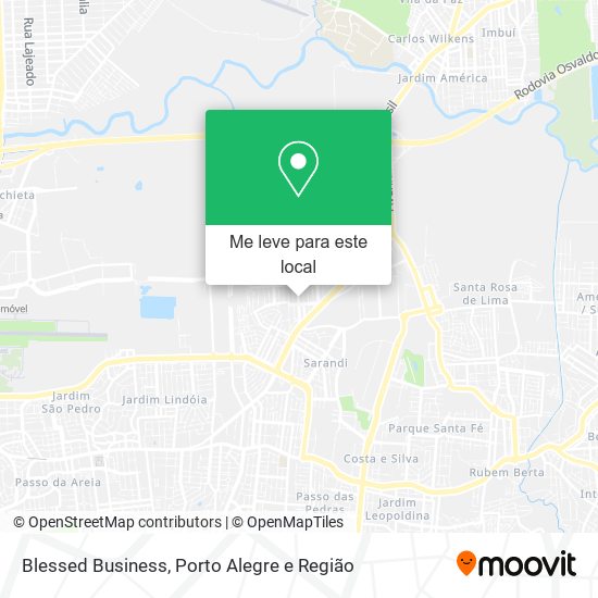 Blessed Business mapa