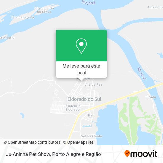 Ju-Aninha Pet Show mapa