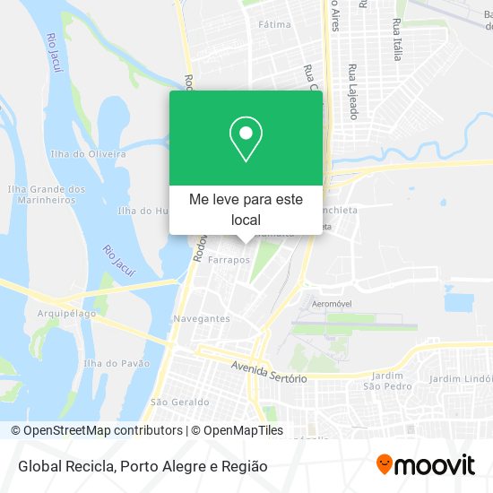 Global Recicla mapa