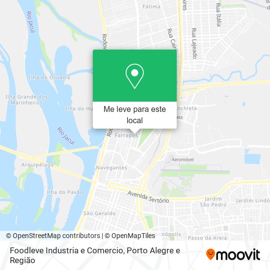 Foodleve Industria e Comercio mapa