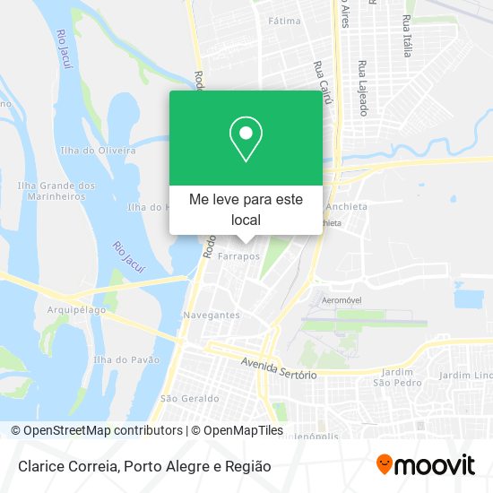 Clarice Correia mapa
