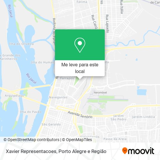 Xavier Representacoes mapa