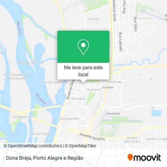 Dona Breja mapa