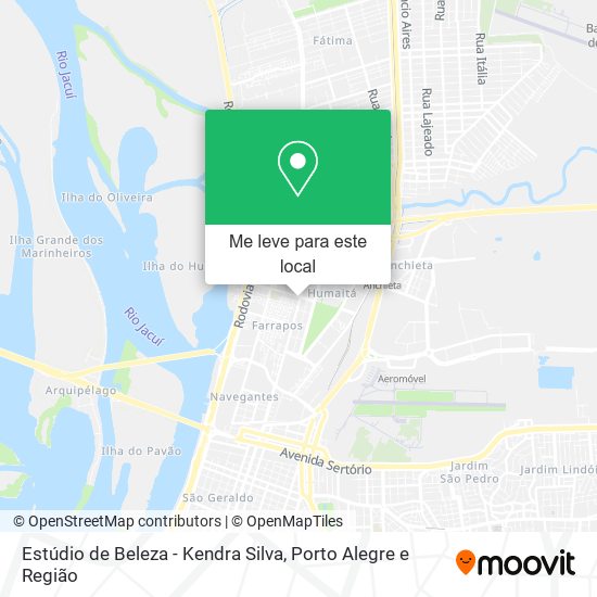 Estúdio de Beleza - Kendra Silva mapa