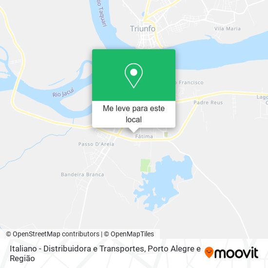 Italiano - Distribuidora e Transportes mapa