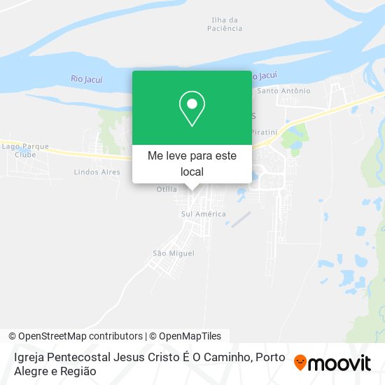 Igreja Pentecostal Jesus Cristo É O Caminho mapa