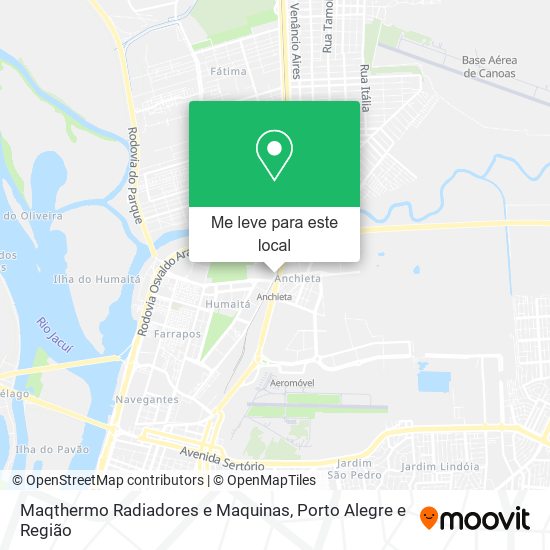 Maqthermo Radiadores e Maquinas mapa