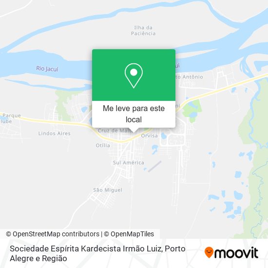 Sociedade Espírita Kardecista Irmão Luiz mapa
