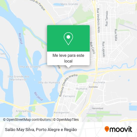Salão May Silva mapa