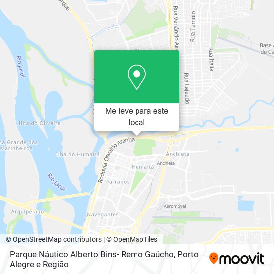 Parque Náutico Alberto Bins- Remo Gaúcho mapa