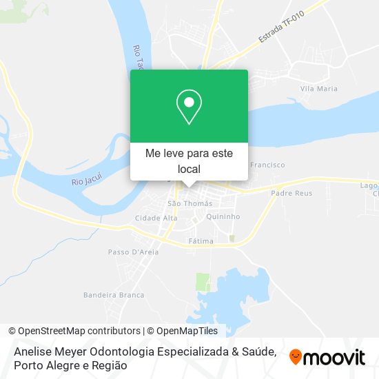 Anelise Meyer Odontologia Especializada & Saúde mapa
