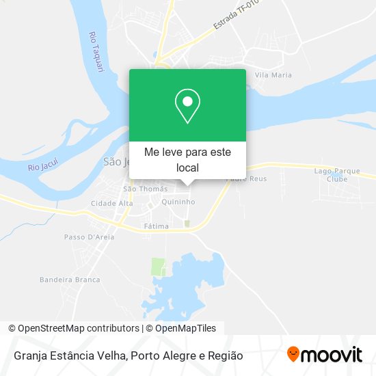 Granja Estância Velha mapa
