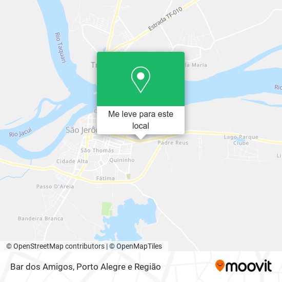 Bar dos Amigos mapa