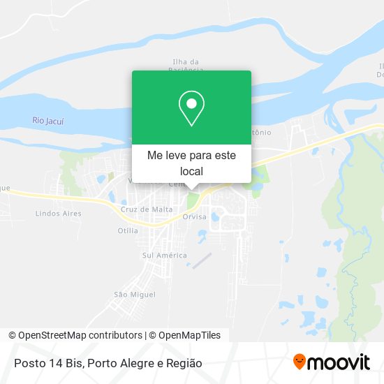 Posto 14 Bis mapa