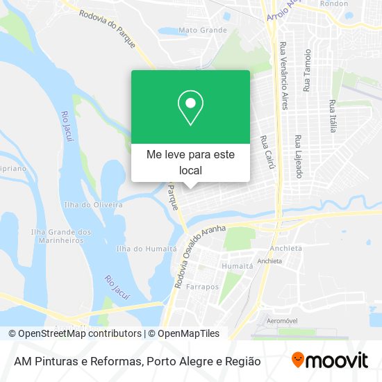 AM Pinturas e Reformas mapa