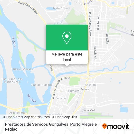 Prestadora de Servicos Gongalves mapa